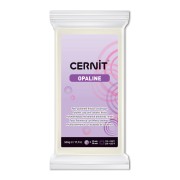 Cernit Polymer clay with ceramic finish - Opaline 500 gr White 010 x1