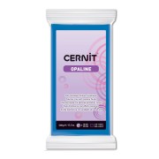 Cernit Polymer clay with ceramic finish - Opaline 500 gr Primary Blue 261 x1