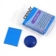 Cernit Polymer clay with ceramic finish - Opaline 500 gr Primary Blue 261 x1