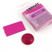 Cernit Polymer clay with ceramic finish - Opaline 500 gr Magenta 460 x1