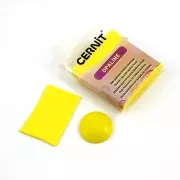 Cernit Polymer clay with ceramic finish - Opaline 500 gr Primary Yellow 717 x1