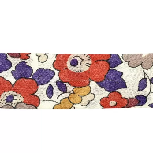 Liberty fabric bias - Betsy - Autumn Dream x1m