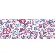 Liberty Bias ribbon  - Katie and Millie - Fuchsia x 1m
