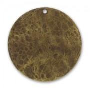 Crumbled sequin 40mm bronze tone x1