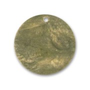 Crumbled sequin 25mm bronze tone x1