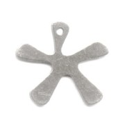 Spider charm 14mm Old silver tone x1|raw }}