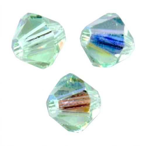 PureCrystal 5328 Crystal Bicones 6mm Chrysolite AB x20