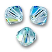 PureCrystal 5328 Crystal Bicones 6mm Light Azore AB x20|raw }}