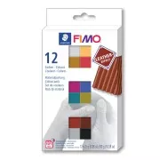 Fimo Leather effect Colour Pack 12 colours x1