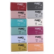 Fimo Soft and Fimo Effect Fashion Colour Pack 12 colours x1