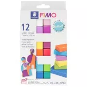 Fimo Soft Brillant Colour Pack 12 colours x1