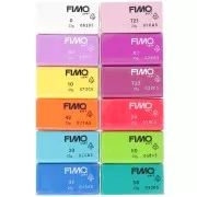 Fimo Soft Brillant Colour Pack 12 colours x1