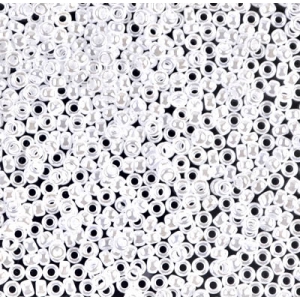 Miyuki Seed beads 15/0 420 - Opaque White Pearl Ceylon
