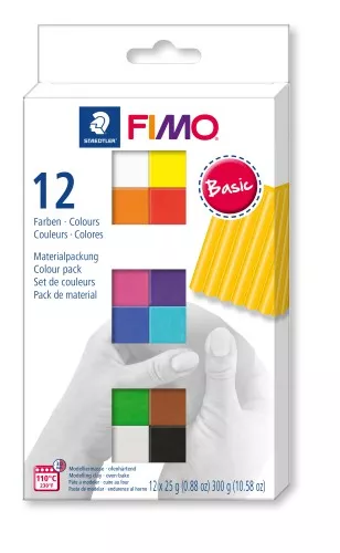 Fimo Soft Basic Colour Pack 12 colours x1
