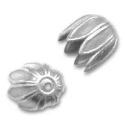 End cap 11 mm Antic silver tone x1