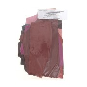 Luxury Leather Waste in different sizes and textures - Pink x 200g