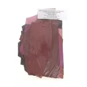 Luxury Leather Waste in different sizes and textures - Pink x 200g