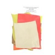 Luxury Leather Waste in different sizes and textures - Yellow x200g