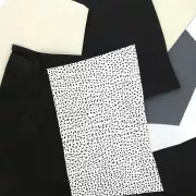 Luxury Leather Waste in different sizes and textures - Black x 200g