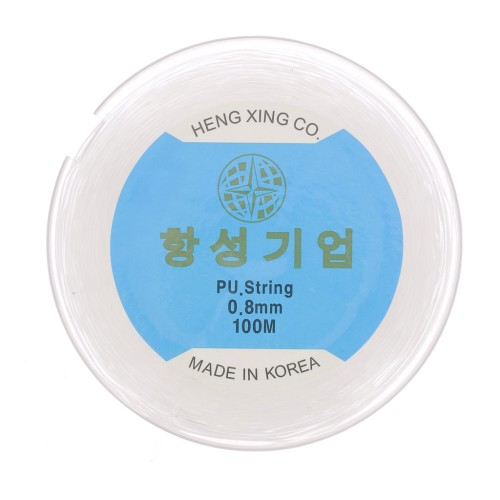 Elastic thread Transparent 0.80mm x 100 m