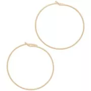 20mm x 0.7mm Gold-filled Hoop Earrings to decorate x2