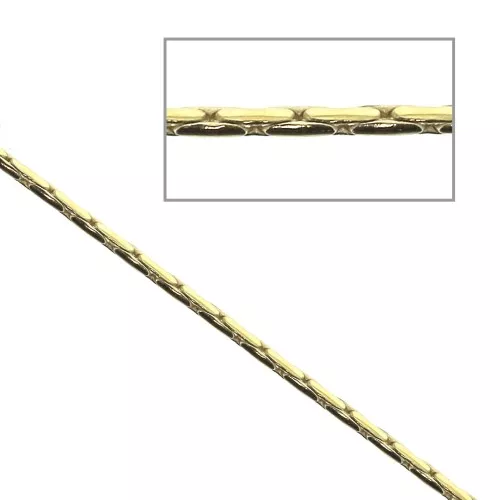 paloma mesh chain 1 mm - Gold Plated 3 microns x50 cm