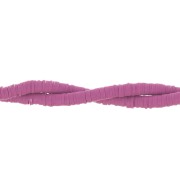 Heishi polymer clay rondelle beads 6x1 mm Orchid x43 cm