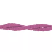 Heishi polymer clay rondelle beads 6x1 mm Orchid x43 cm