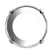 Cabochon setting for PureCrystal 1122 Rivoli 18mm - Rhodium Tone x1