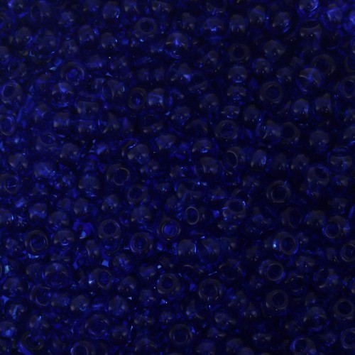 Preciosa Seed beads 11/0 2 mm - Dark Aquamarine x20g