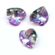 PureCrystal 6228 Hearts Crystal Vitrail Light 10,3x10mm x6