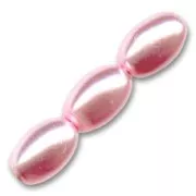 Olives beads 6x4 mm Light Rose x50