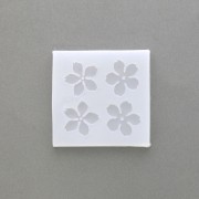 Silicone Mold For Resin and Polymer Clay 63x63 mm - Cherry Blossom x1|raw }}