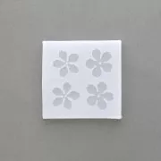 Silicone Mold For Resin and Polymer Clay 63x63 mm - Cherry Blossom x1