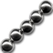 Balls 3mm Black nickel tone x50