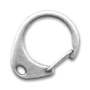 Lobster Keyring 33mm Antic Silver tone x1|raw }}