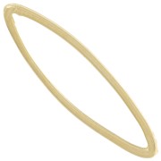 Oval Dividers 29x8 mm - Fine gold plated x6|raw }}