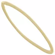 Oval Dividers 29x8 mm - Fine gold plated x6