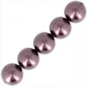 PureCrystal 5810 Pearls 6mm Burgundy Pearl x10