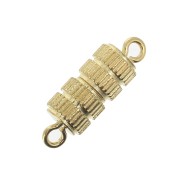Screw-on clasp  15mm Gold tone