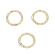 Gold filled jumprings open 5x0.7mm x10