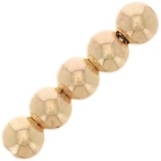 Light Gold filled Balls 6 mm x5|raw }}