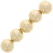 4 mm Round Beads - Gold Filled (Laminated Gold) x10