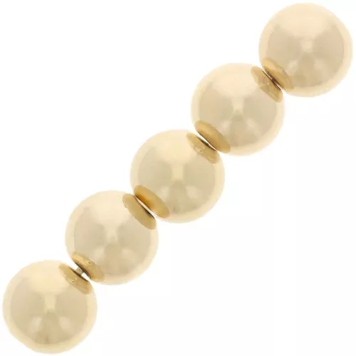 4 mm Round Beads - Gold Filled (Laminated Gold) x10