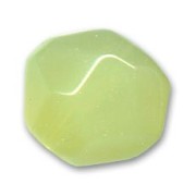 Faceted round beads 20mm Light Olivine|raw }}