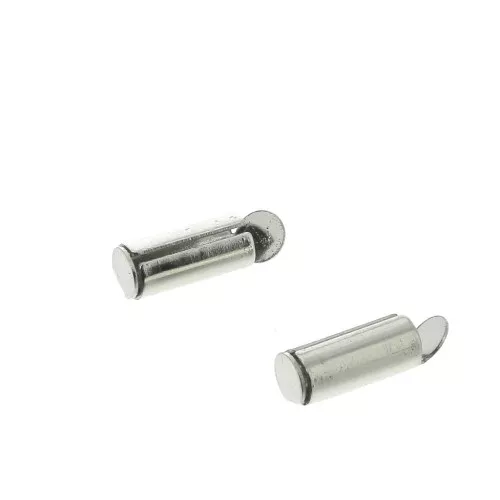 Terminator for Magnetic interchangeable clasp Hiilos 11 mm - Silver Tone x1