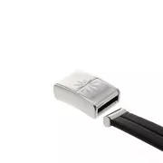 Terminator for Magnetic interchangeable clasp Hiilos 11 mm - Silver Tone x1