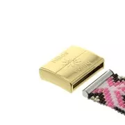 Terminator for Magnetic interchangeable clasp Hiilos 20 mm - Silver Tone x1