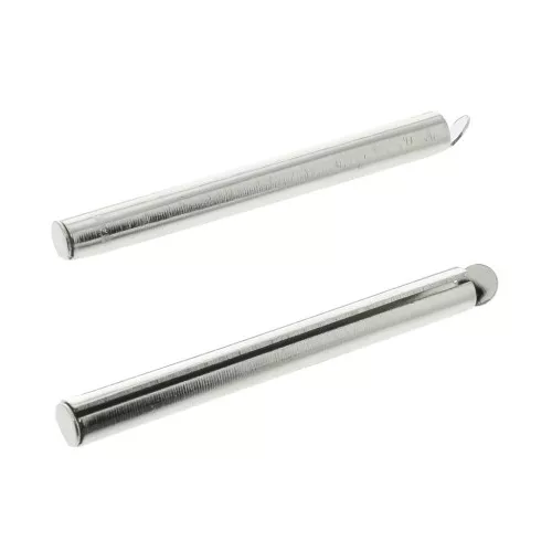 Terminator for Magnetic interchangeable clasp Hiilos 40 mm - Silver Tone x1