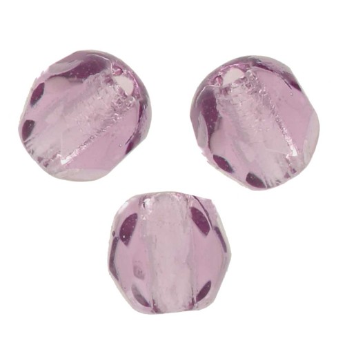 Facets 3 mm Dark Amethyst x50